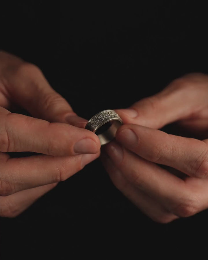 ASTEROID silver ring