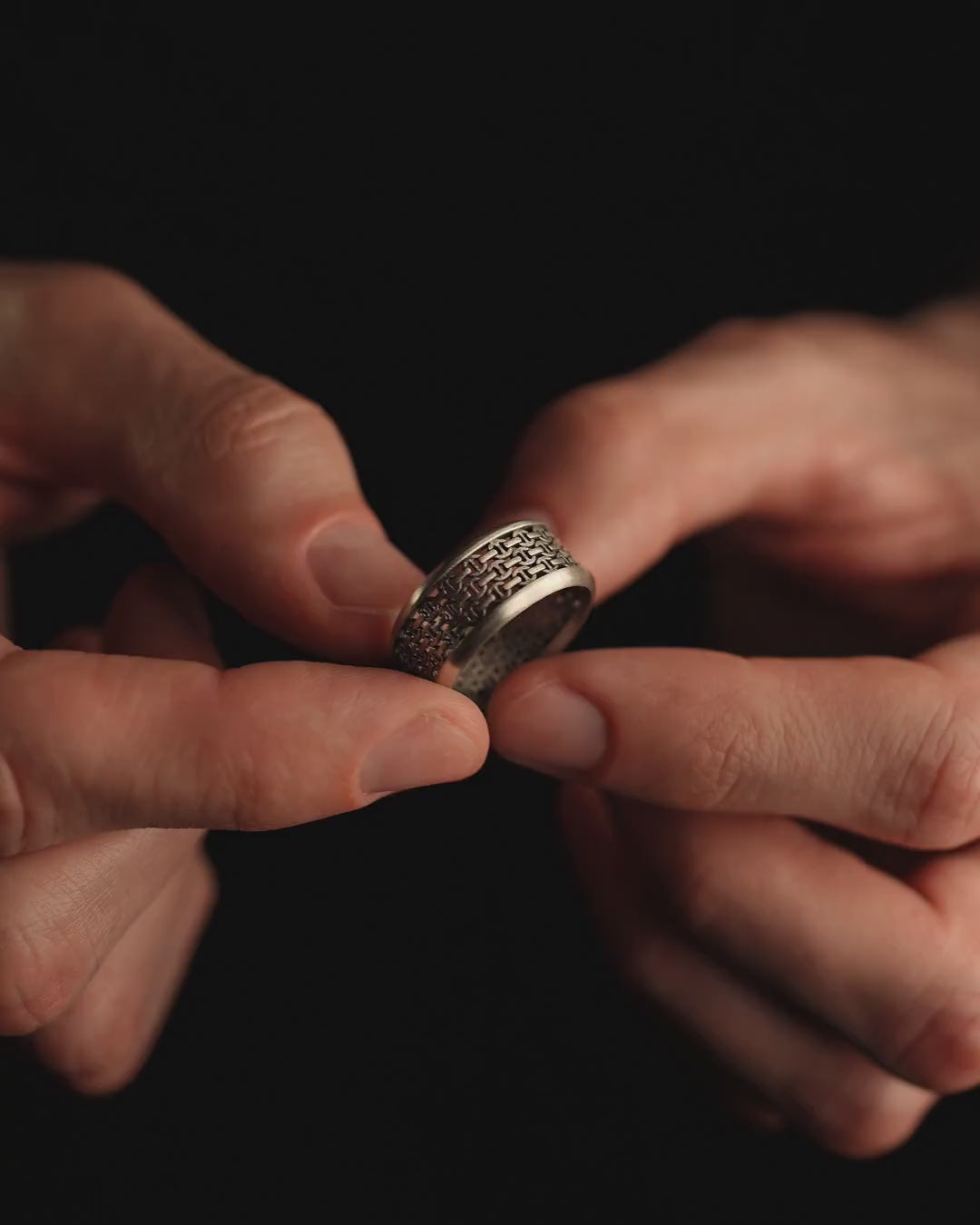 Bague en argent HÉPHÊSTE