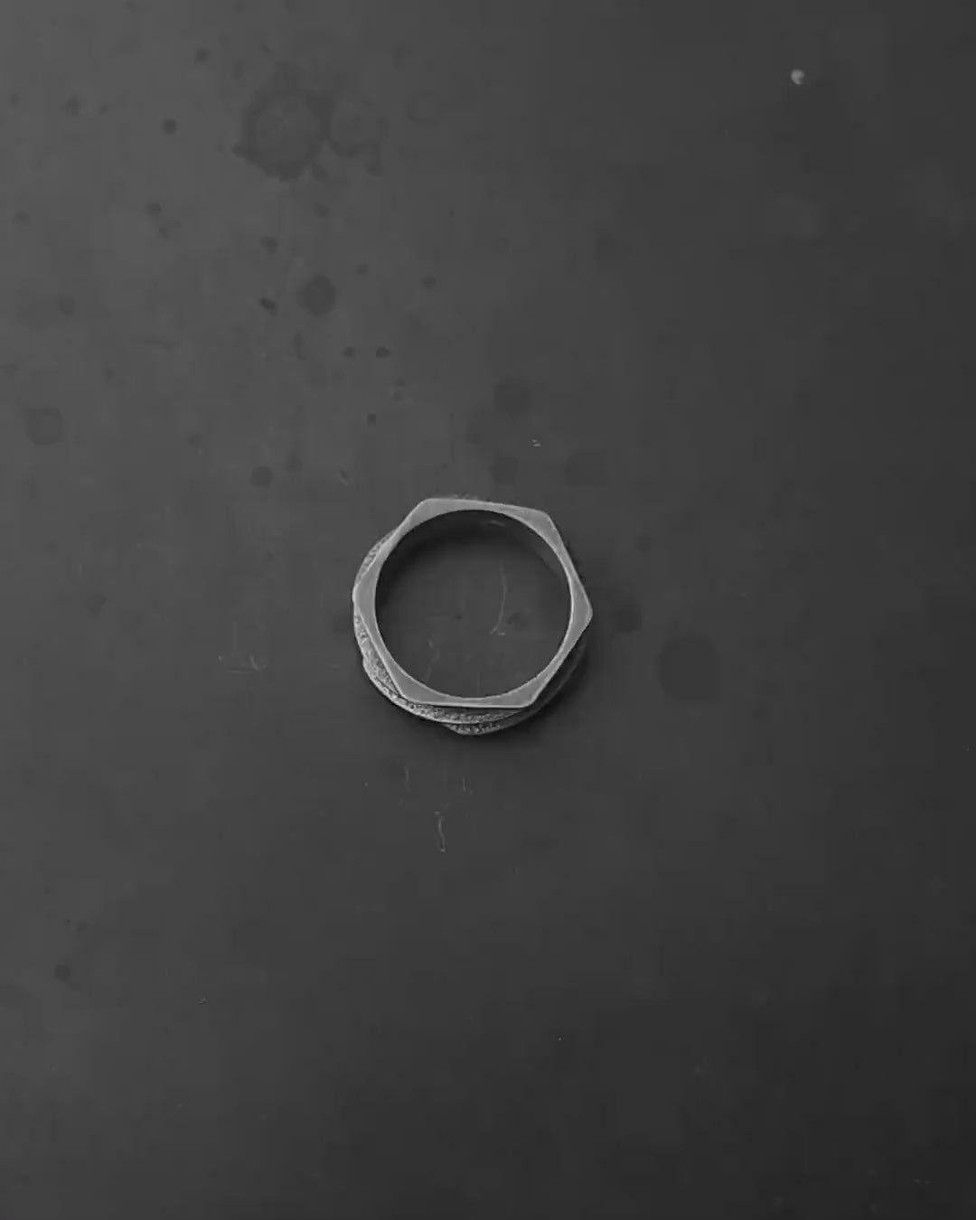 Bague en argent TORNADE