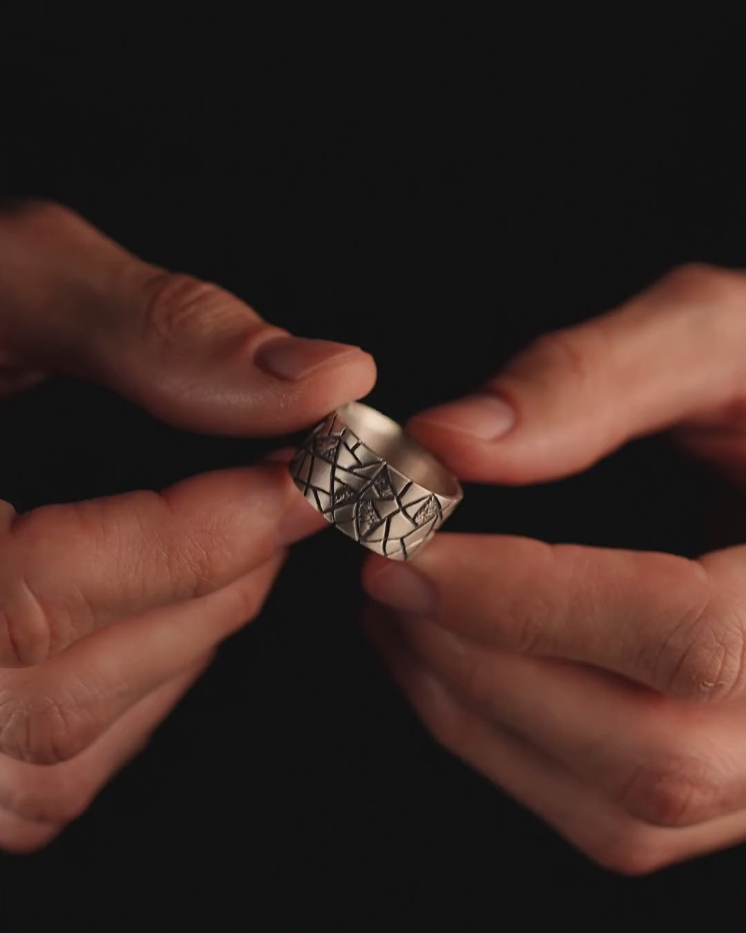 ICEBERG silver ring