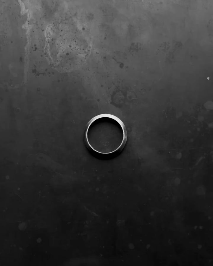 Silver ring ORBIT