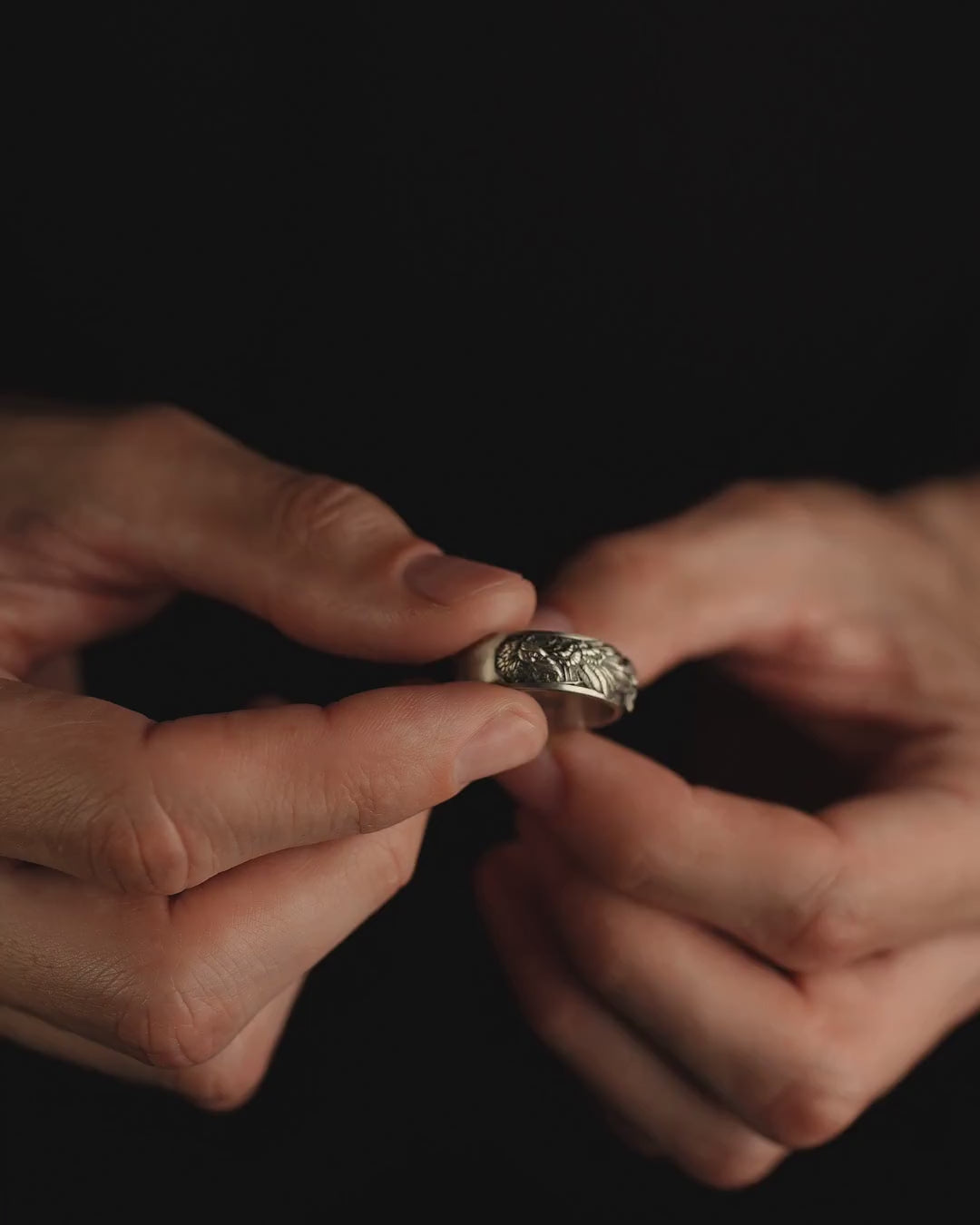 Silver ring RENASCENTIA