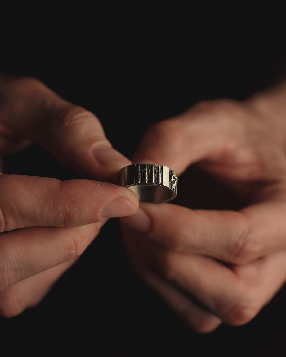 Bague en argent BULLETS OF RETRIBUTION - CRÂNE