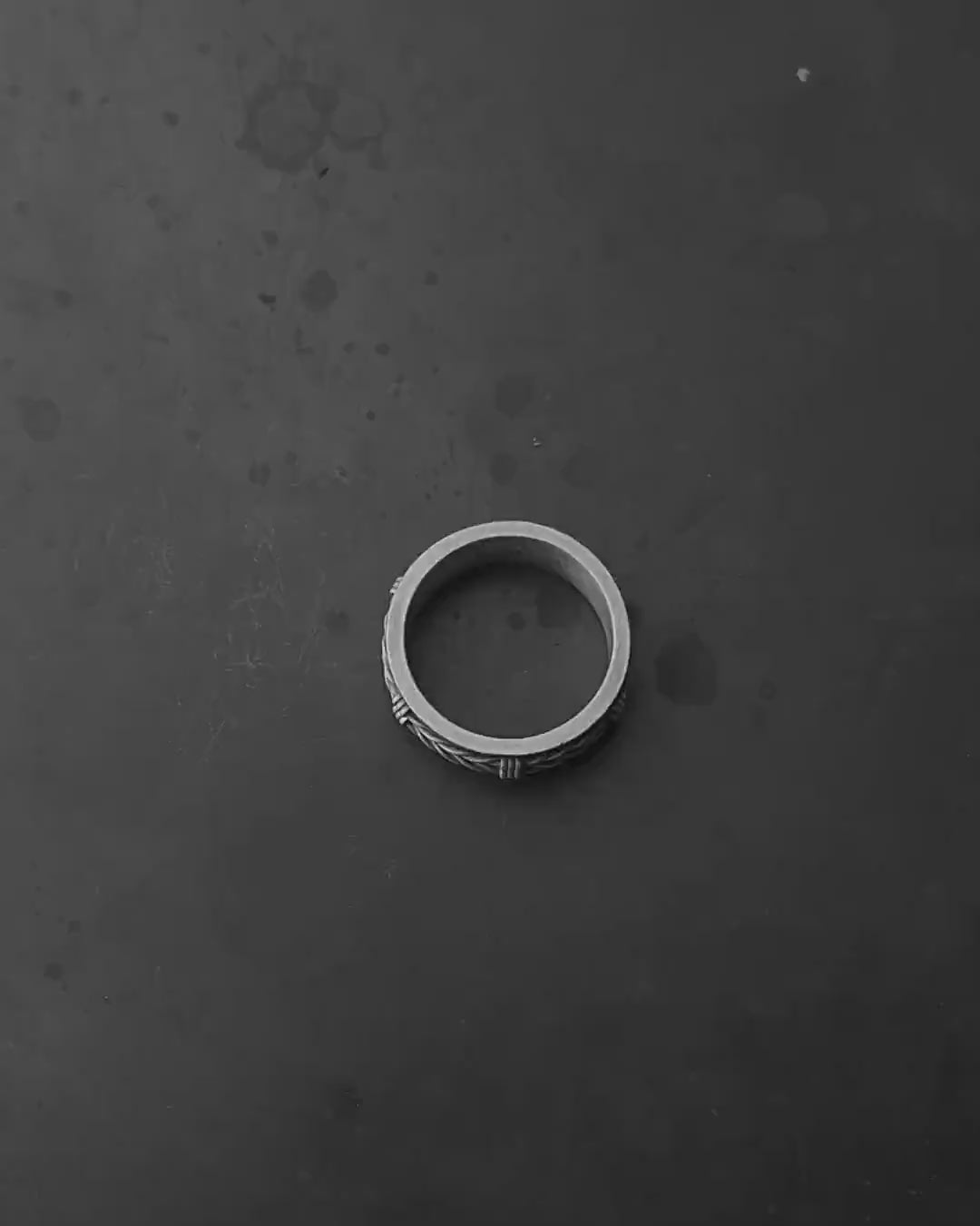 Bague en argent CORDE