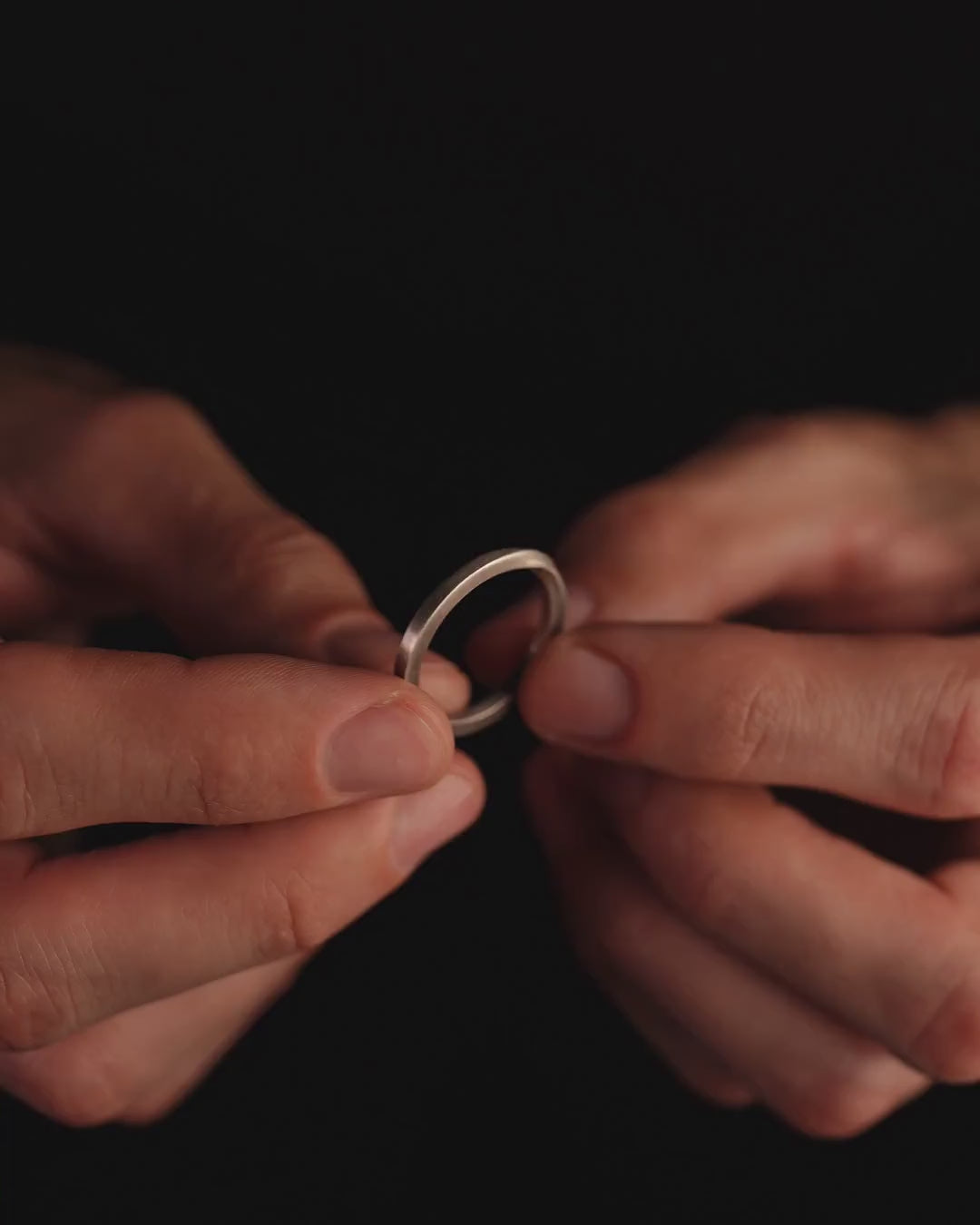 Silver ring INFINITE LOOP