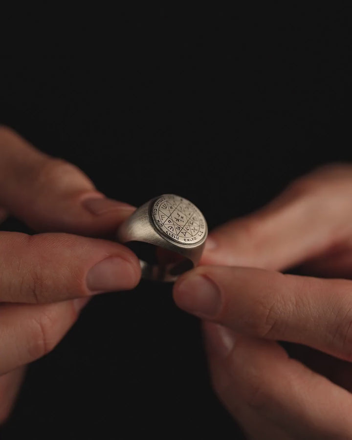 Bague en argent SCEAU DE SALOMON