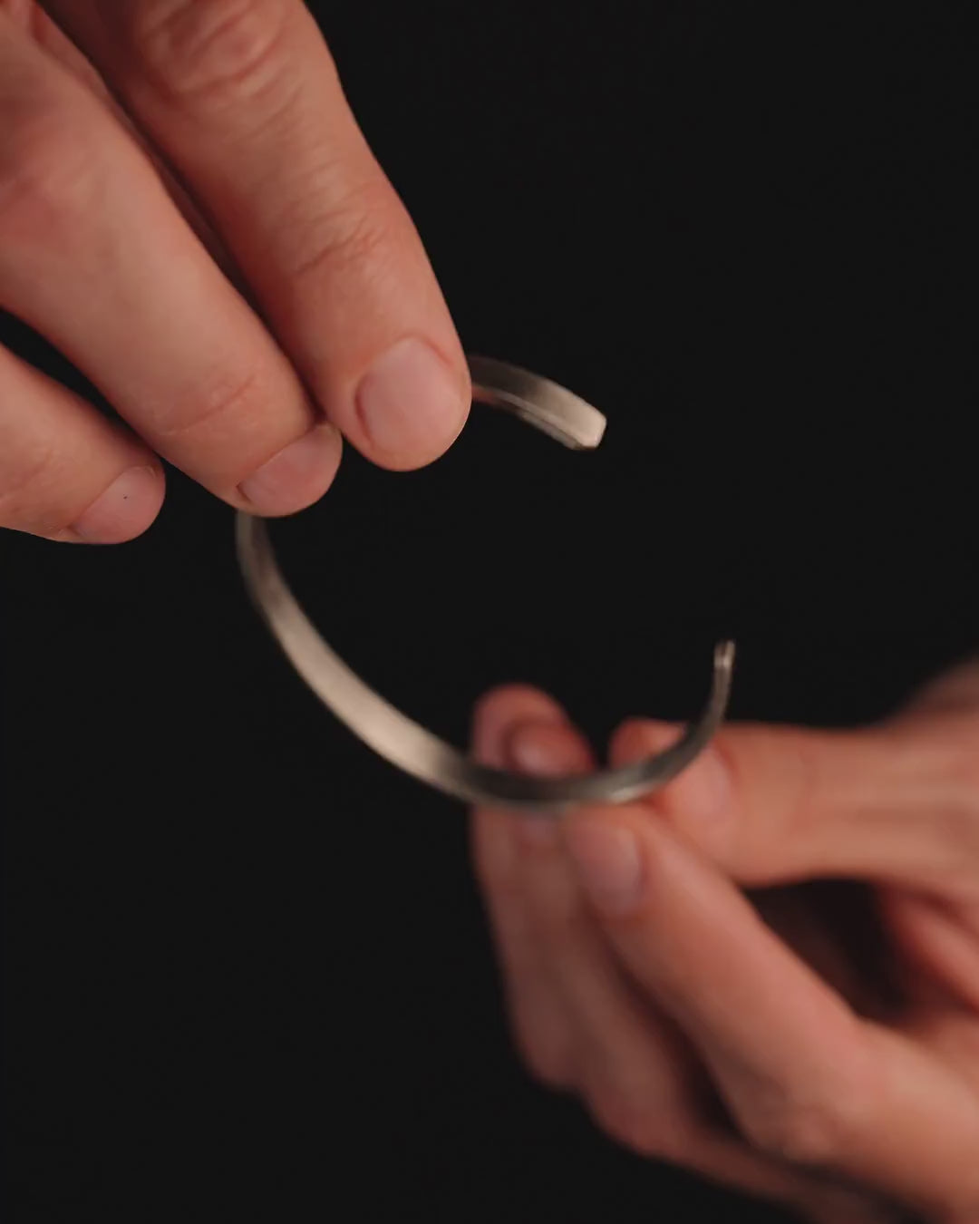 Bracelet jonc en argent FIDES