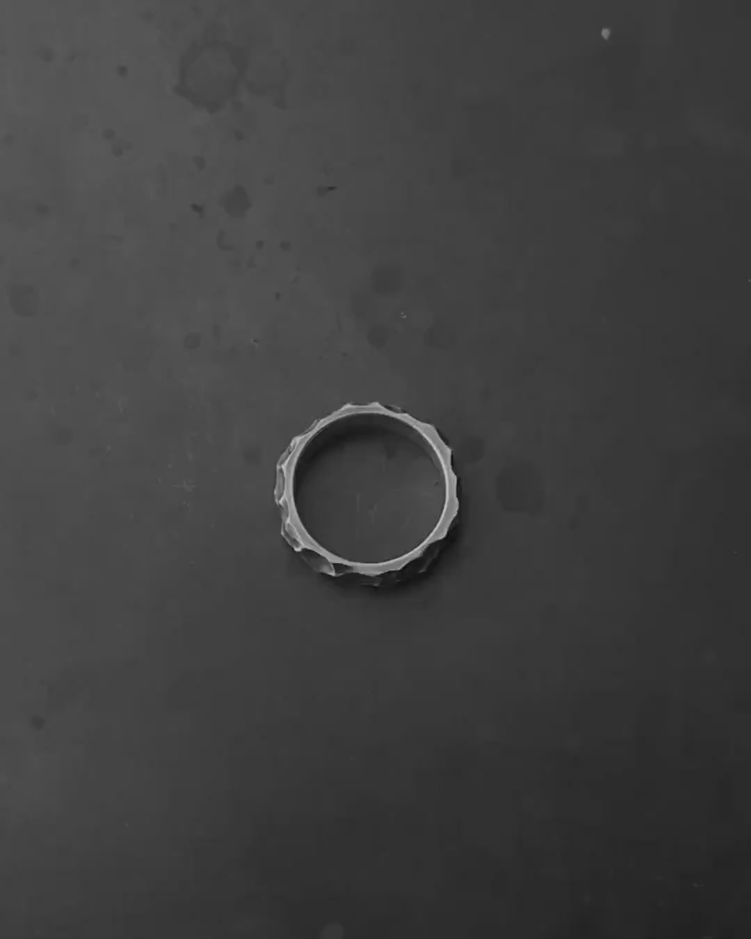 Bague en argent IMPOLISSE