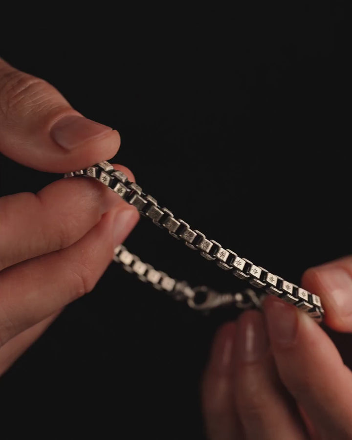 Bracelet en argent ÉTOILE POLAIRE