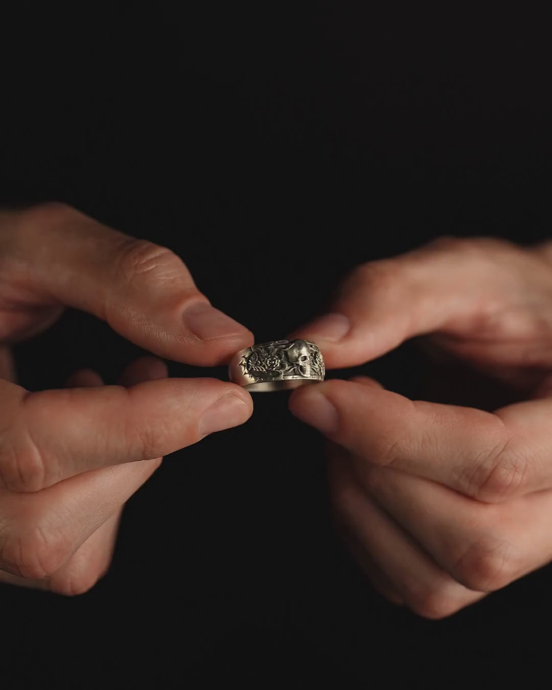 Silver ring CYCLICITY OF LIFE