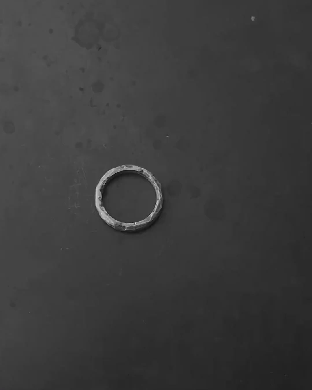 Silver ring VOLCANO