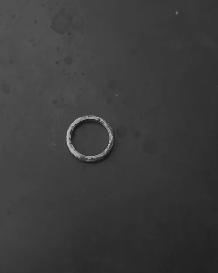Silver ring VOLCANO
