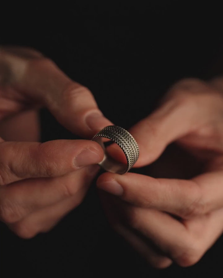 Bague en argent VEGER