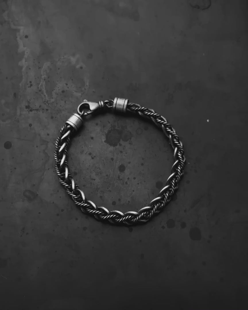 Bracelet en argent TEMPUS