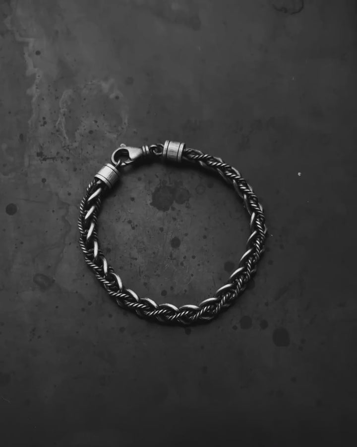 Bracelet en argent TEMPUS