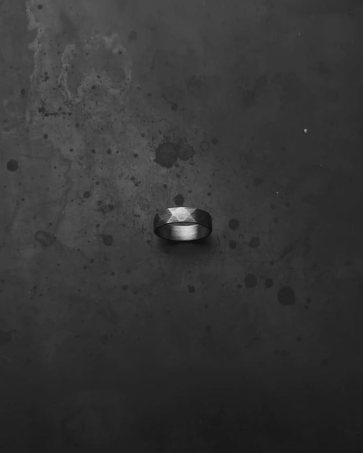 Silver ring CUBISM