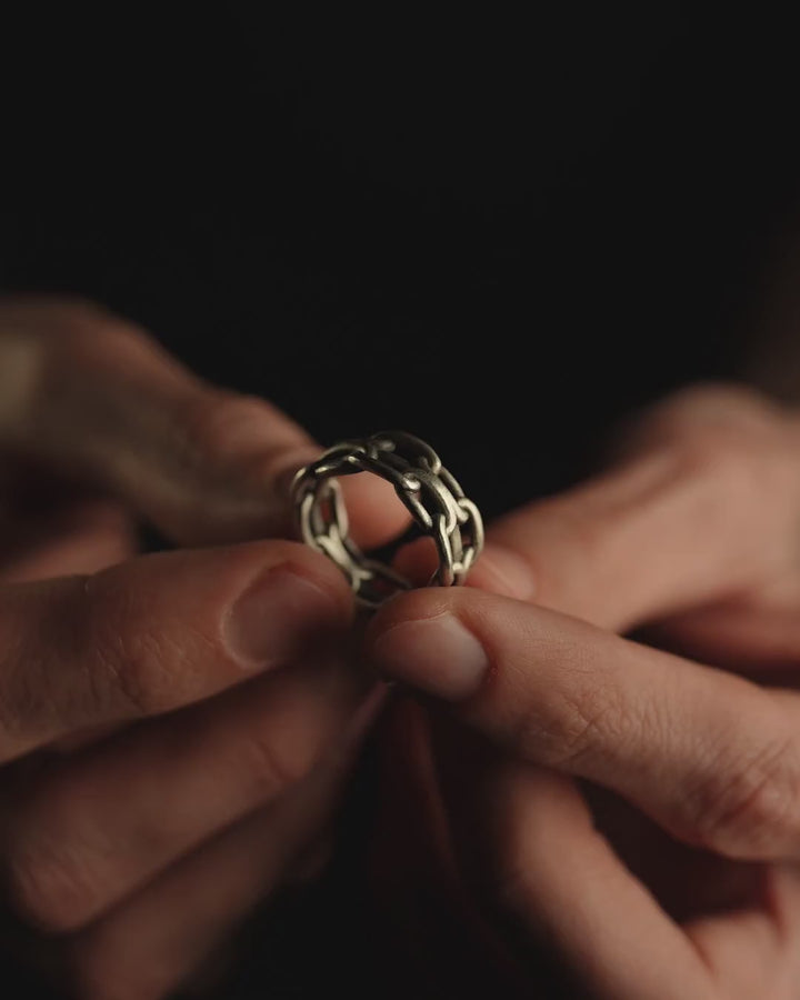 Bague en argent FUERZA