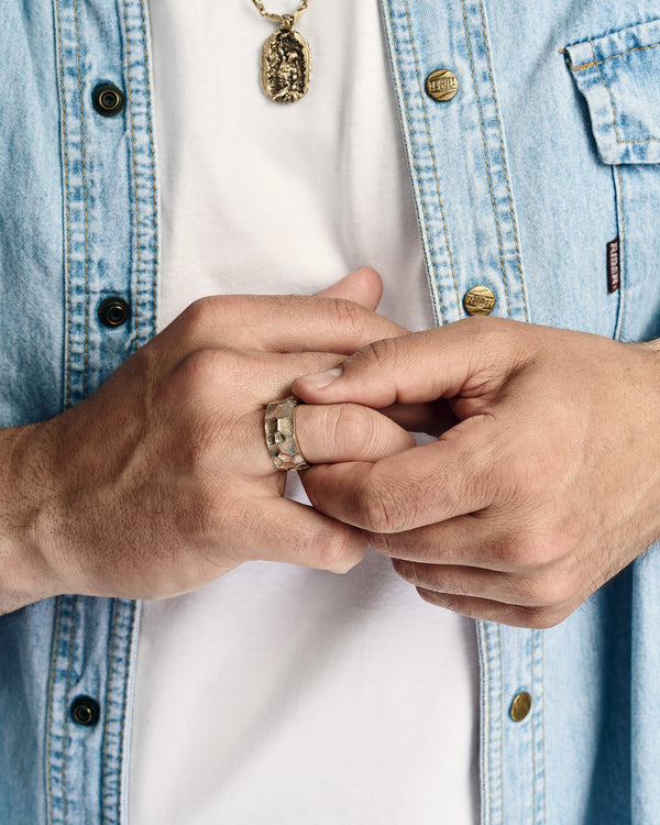 Ring CARVER (14k Gelbgold)