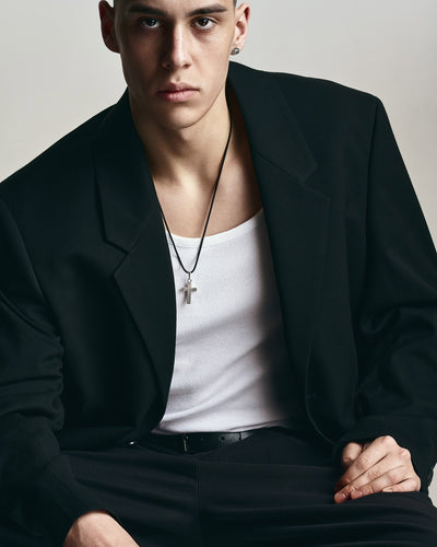 HELIGHET cross (14k white gold)