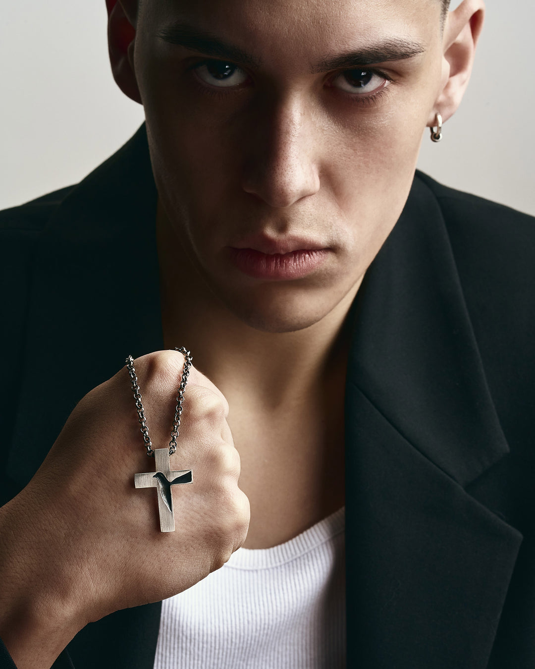 Silver cross DIVINE