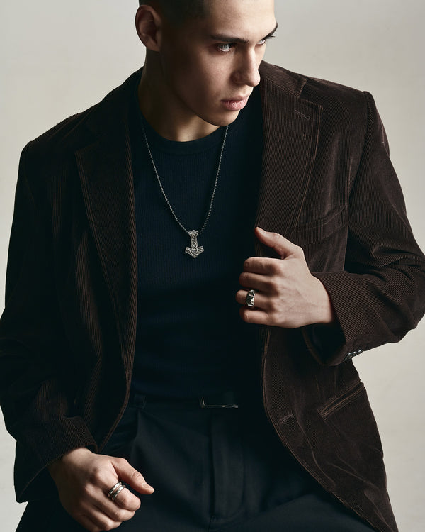 Bague en argent TRIEDRE