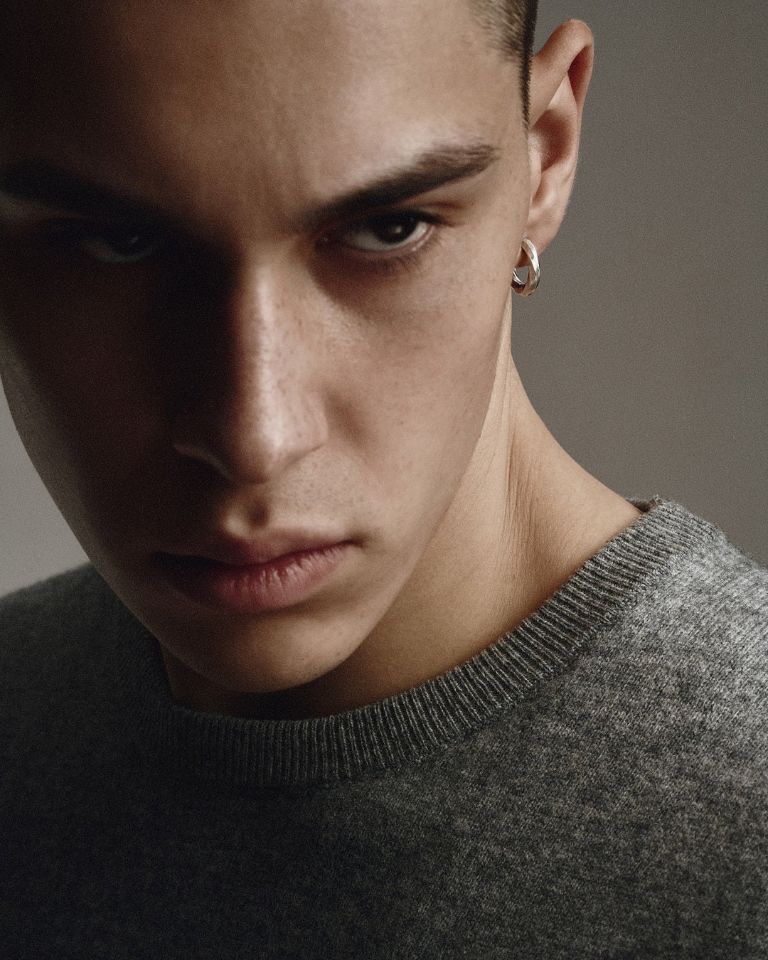 Silver single - earring VIR