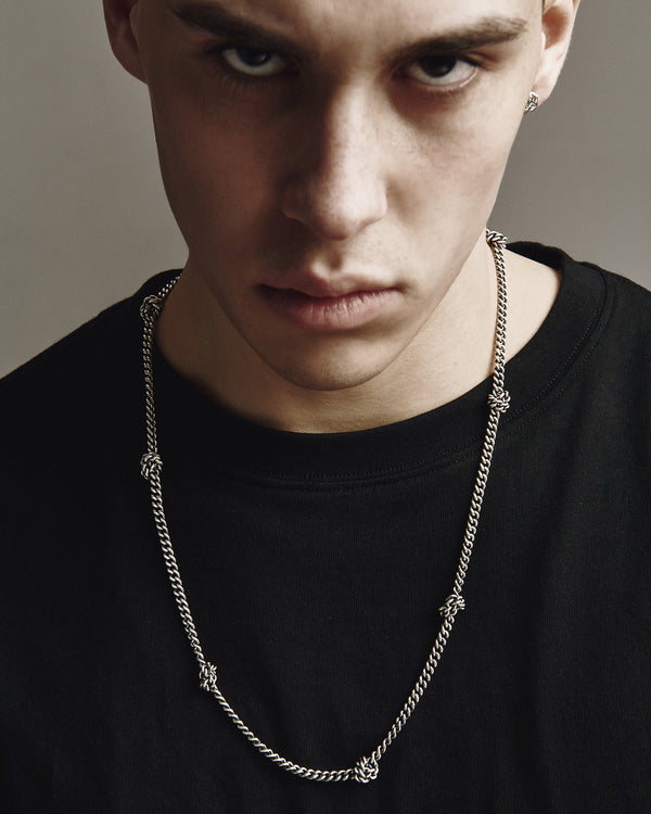 Silver chain KNOTEN