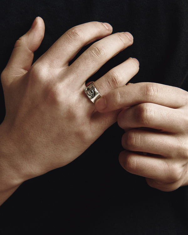 Silver ring EYE OF PROVIDENCE