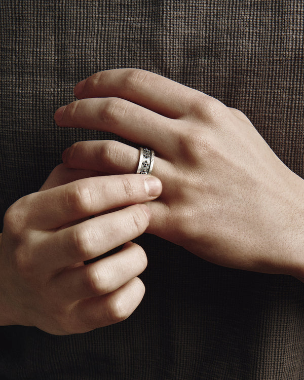 Silver ring FLEUR DE LIS