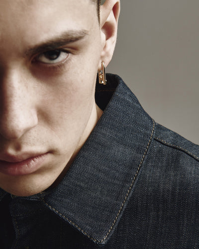 Single earring REYTEL (14k yellow gold)