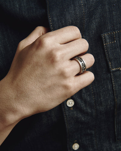 Silver ring FLEUR DE LIS