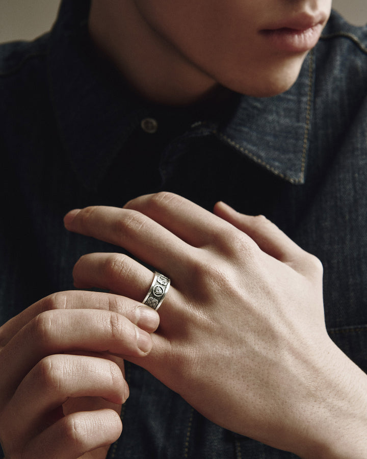 Silver ring NORDIC LEGACY