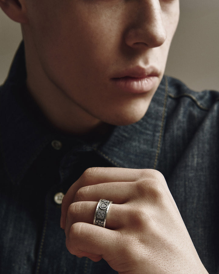 Silver ring NORDIC LEGACY