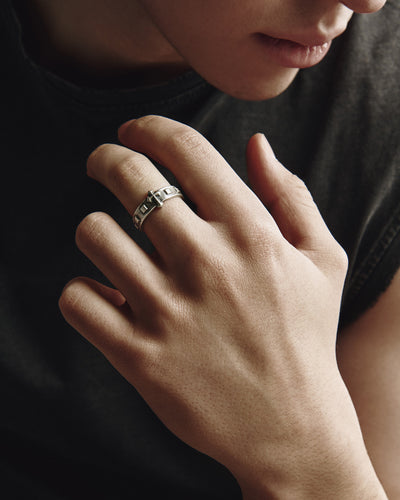 Anello in argento ROSARIUM