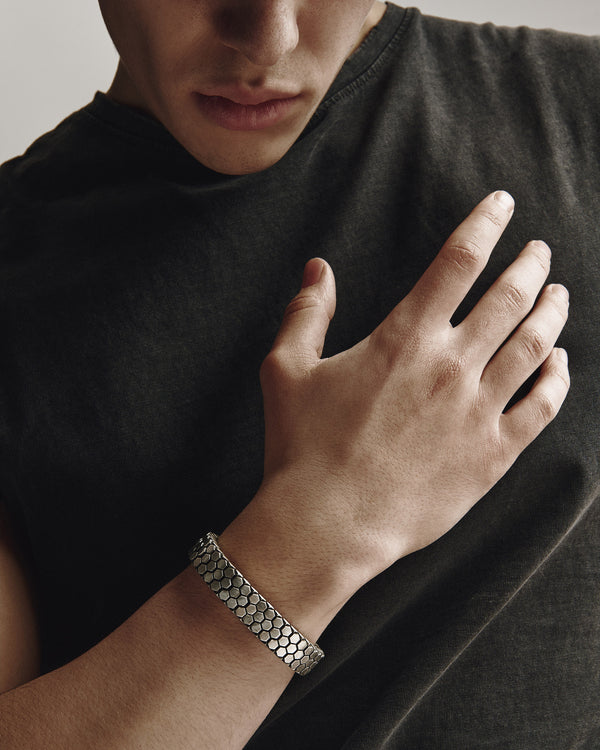 Silver bracelet RÜSTUNG