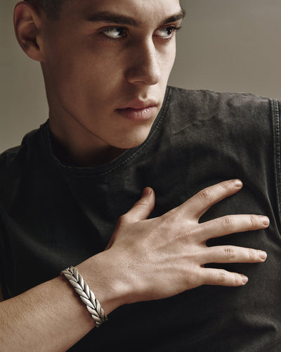 Silver bracelet TRITICUM