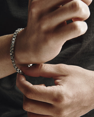 Silver bracelet MALTESE CROSS