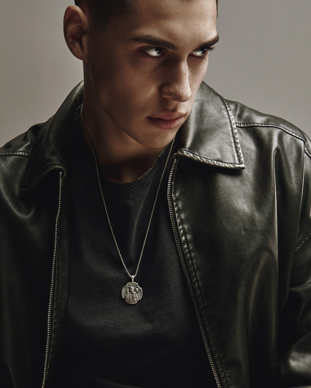 Silver pendant JESUS SHEPHERD