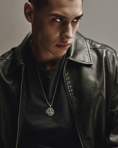 Silver pendant JESUS SHEPHERD