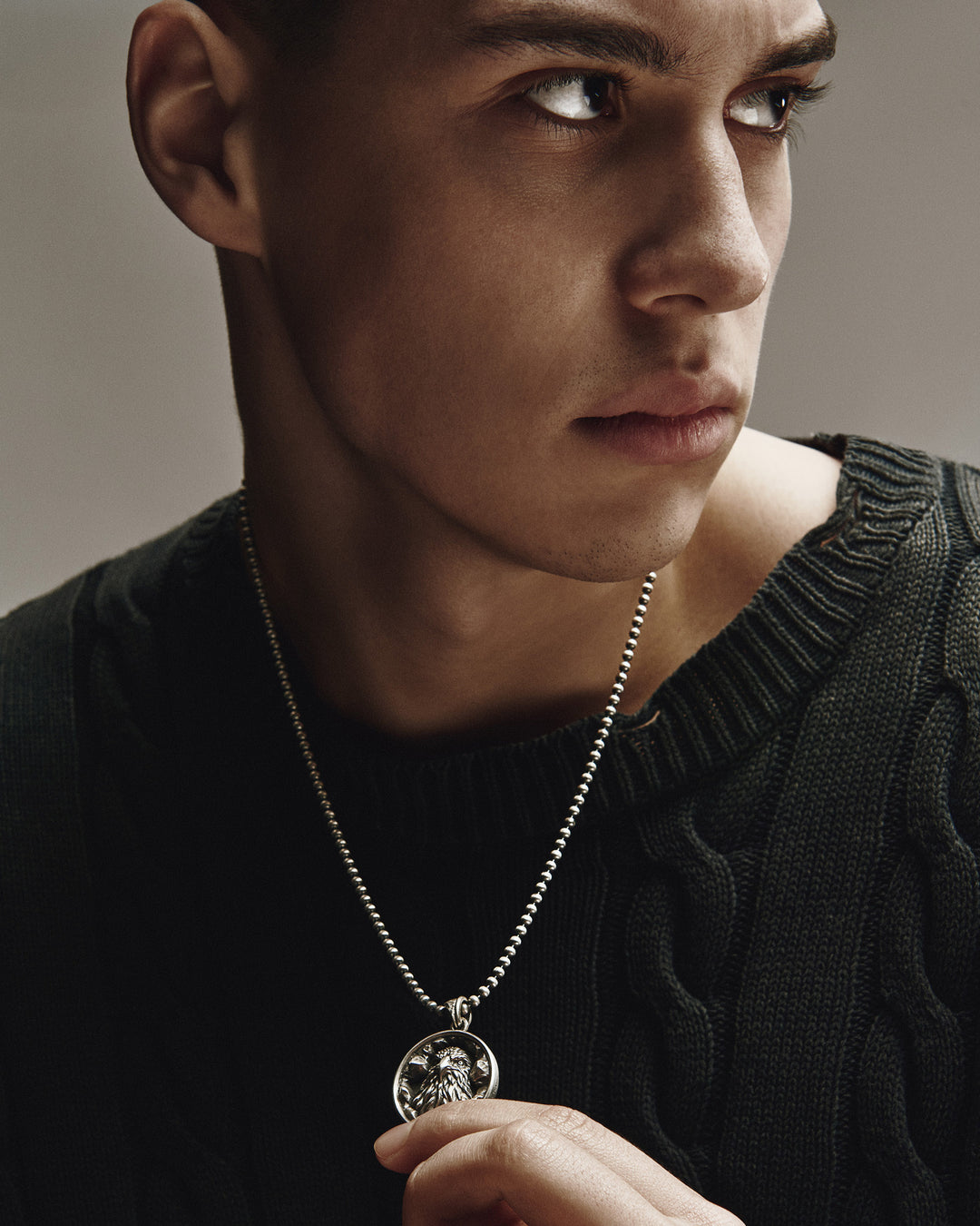 Silver pendant EAGLE