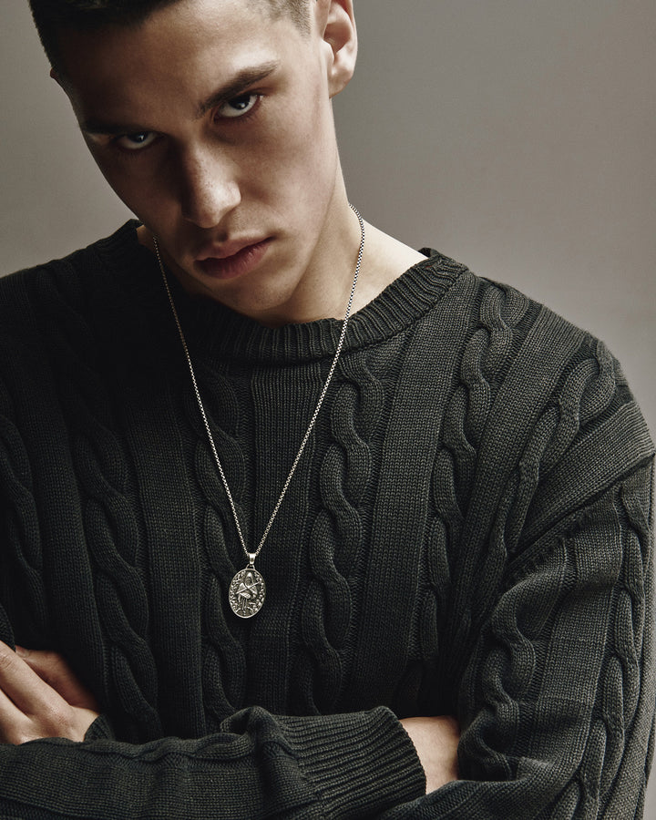 Silver pendant THE PAINTER OF FATE