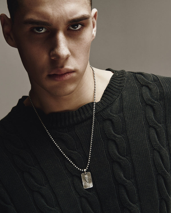 Silver pendant BABY FOOT